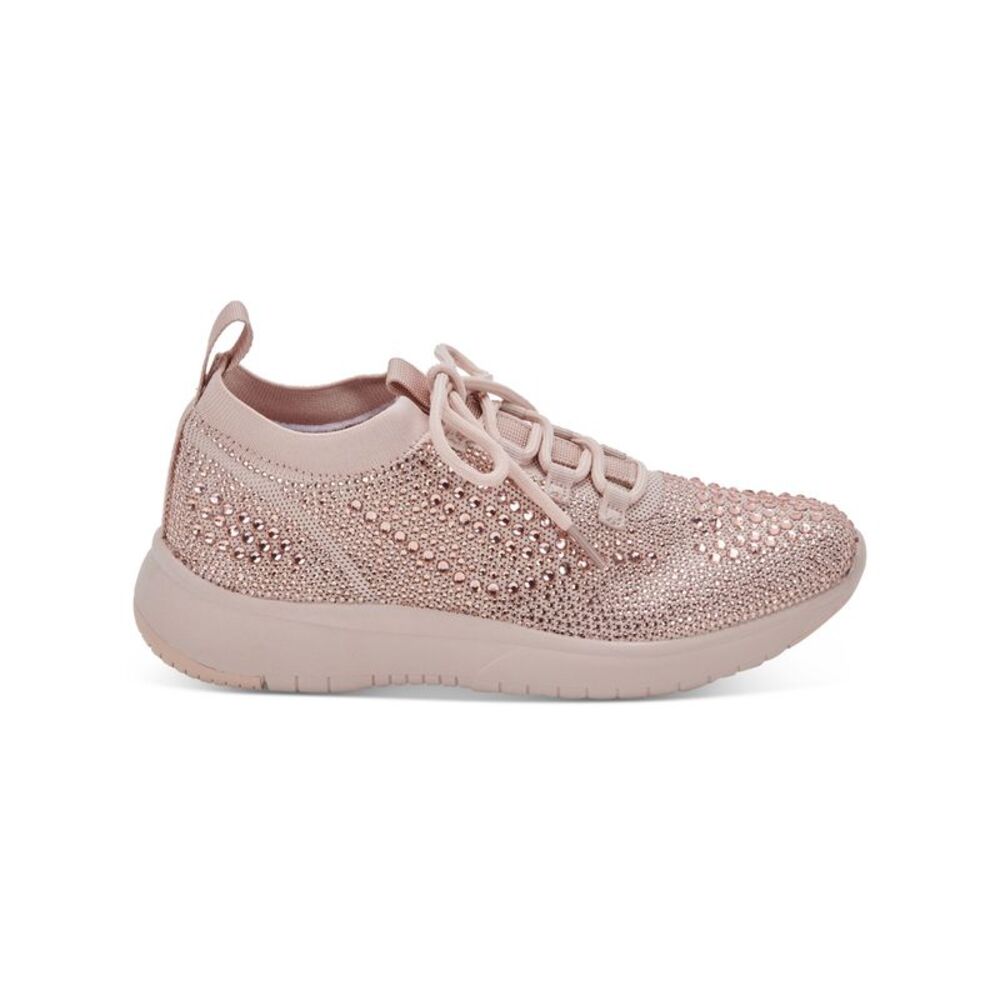 AQUA COLLEGE Womens Pink Dual Pull-Tab Kali Round Toe Wedge Sneakers Shoes 8 M - Picture 3 of 4